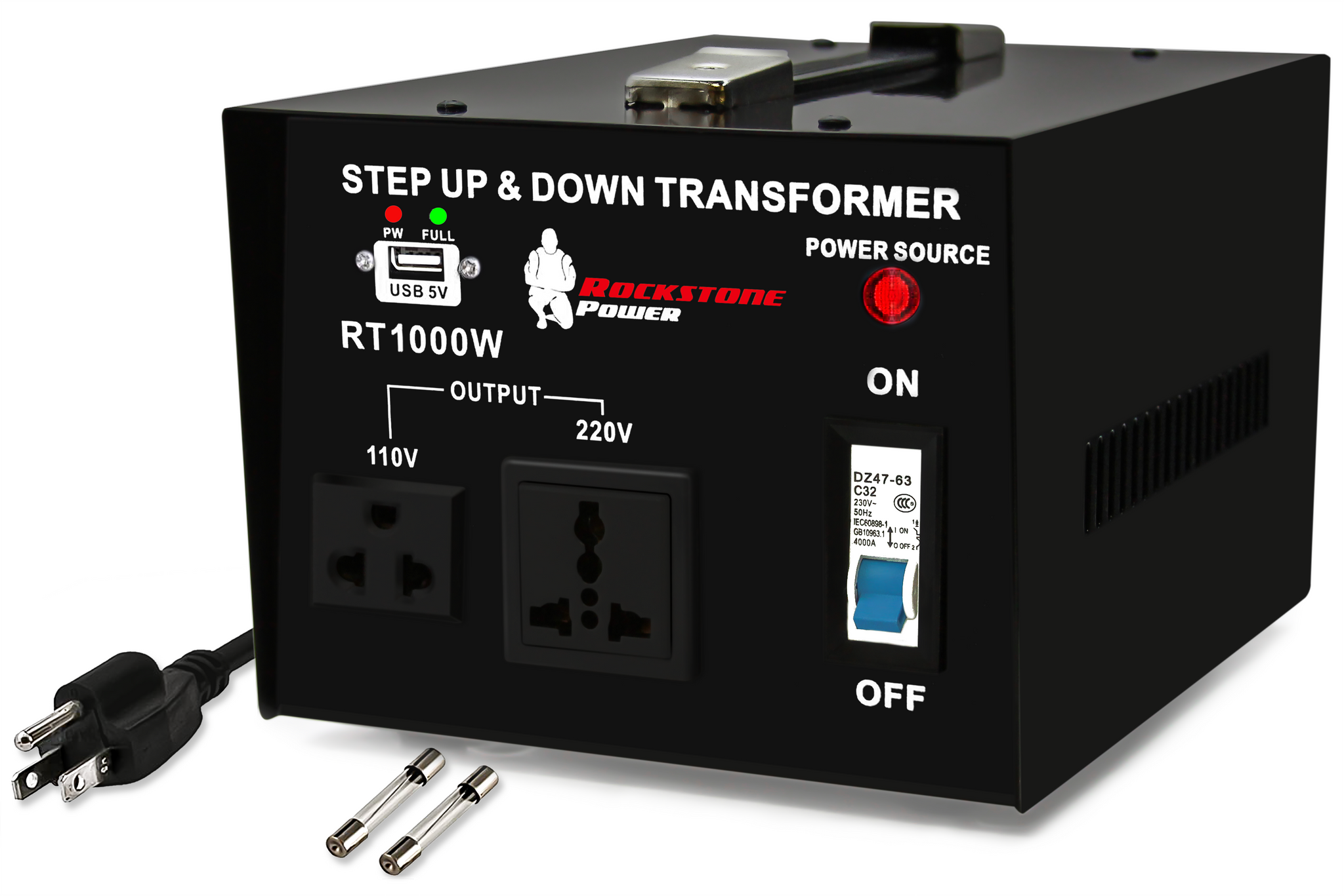 Transformateur Power Step Down 220v à 110v Convertisseur de